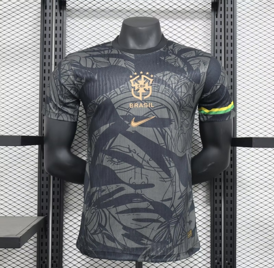 Camiseta Brasil  2024  Edición Especial Negra  