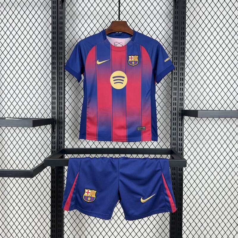 Kit de niño FC Barcelona 2025/2026 Primera Equipación