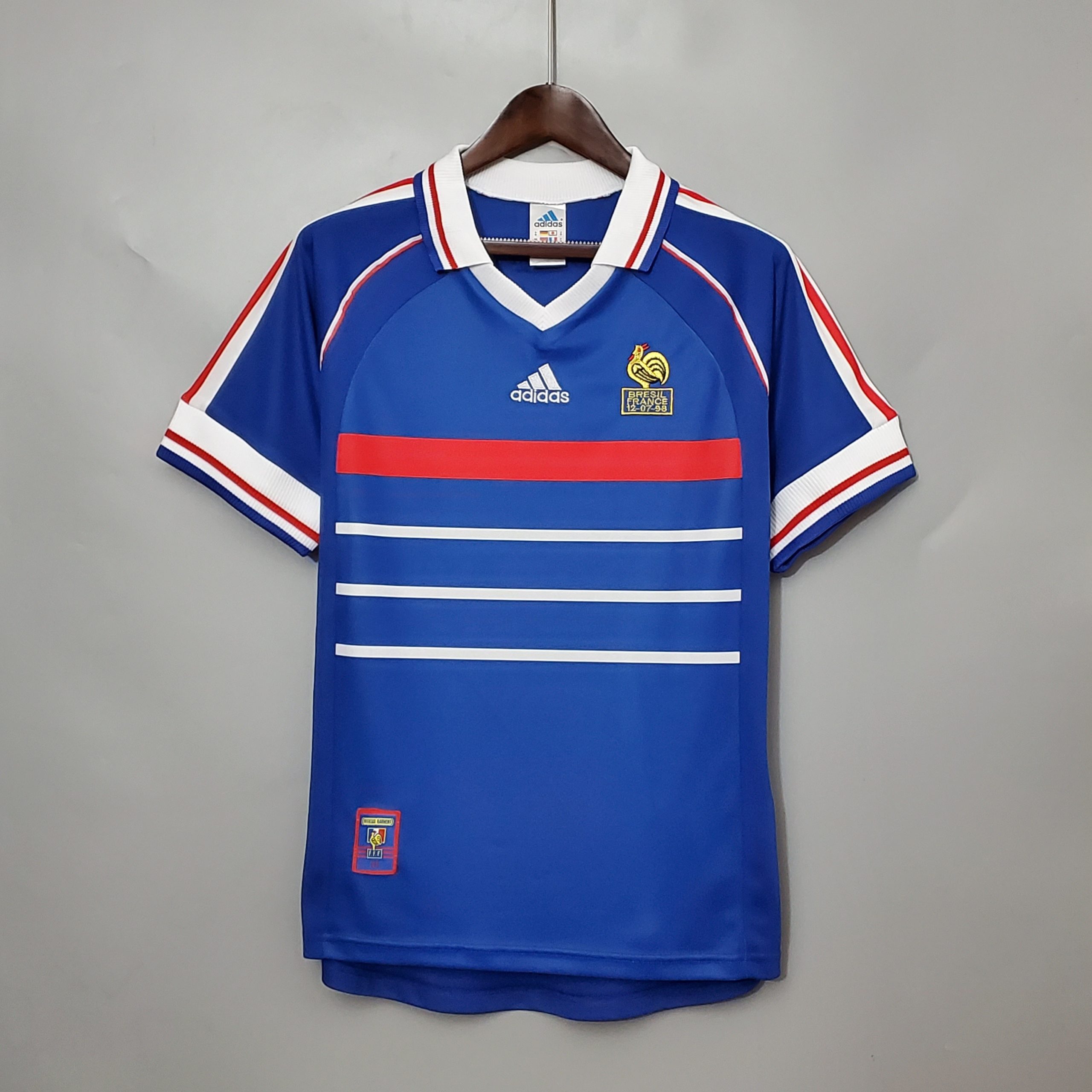 Camiseta Francia 1998 Primera Equipación